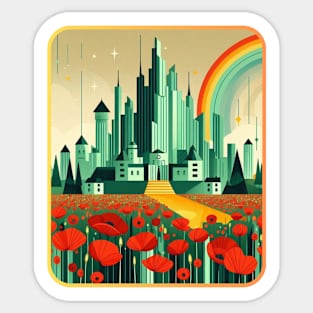 Emerald City Rainbows Sticker